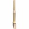 Ekena Millwork Saratoga Rough Sawn Timber Gable Bracket, Douglas Fir, 84"W x 24"H x 2"D x 4"F, 7/12 Pitch GBW084X24X0204SAR00RDF - alternate 5